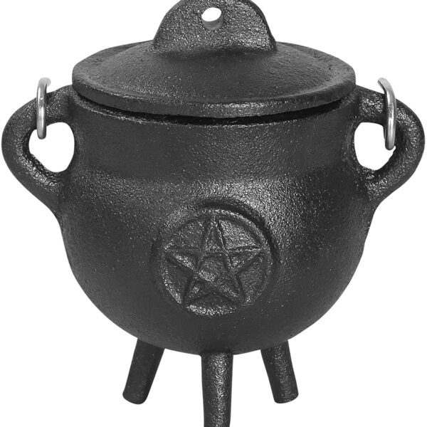 Mini Cauldron With Pentagram