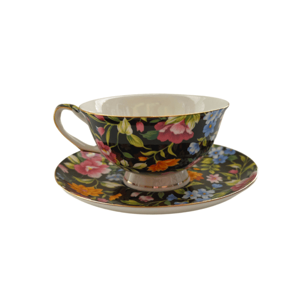 Botanical Tea Cup + Saucer